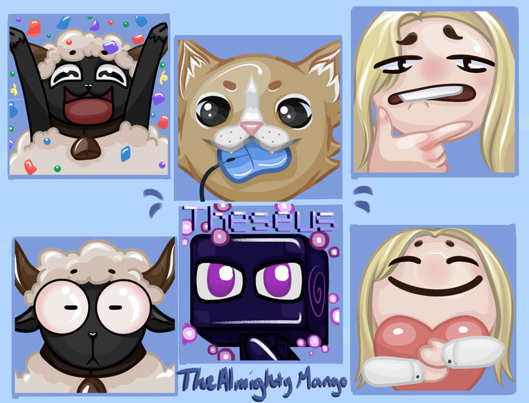 Twitch Emotes + Assets like Banners and screens!